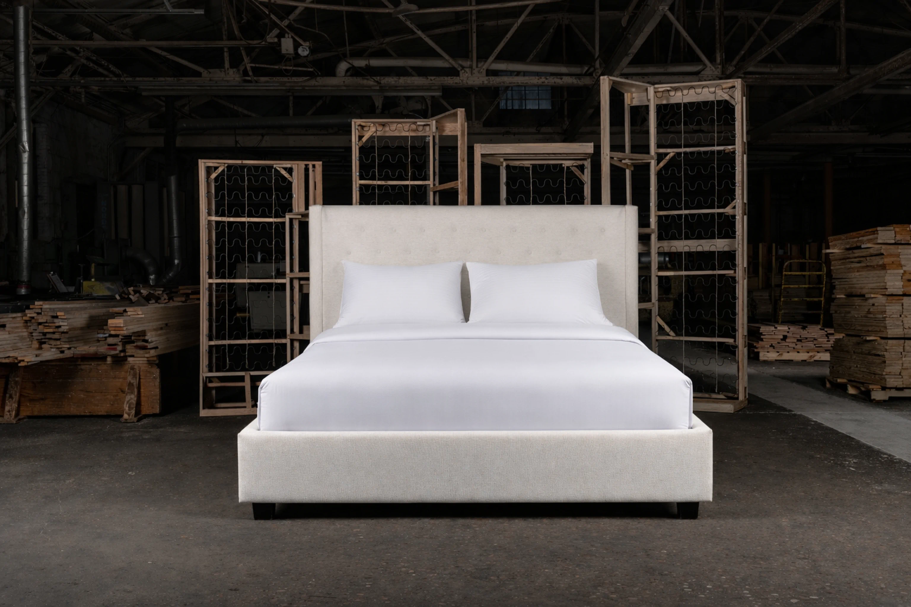 Avalon Tufted Platform Bed Frame